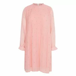 Silver Pink IHNALLY Dress 20114277 fra Ichi