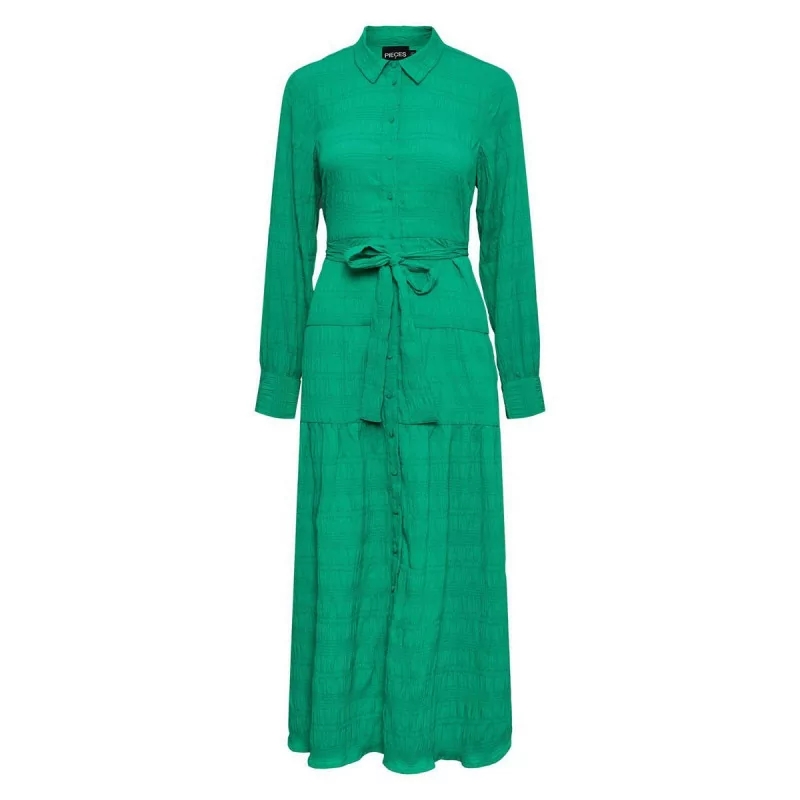 Simply Green PCFABI ANKLE SHIRT DRESS 17127554 fra Pieces