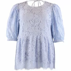 Light blue Dealace blouse 13786 fra Continue