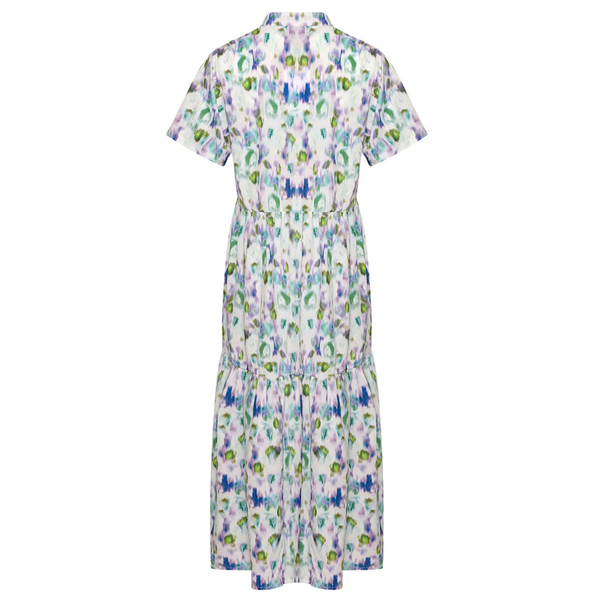 Image of Green/lavender Mix Lipe Long Dress S/S 12141060 fra Noella, Str. S (30278-109870)