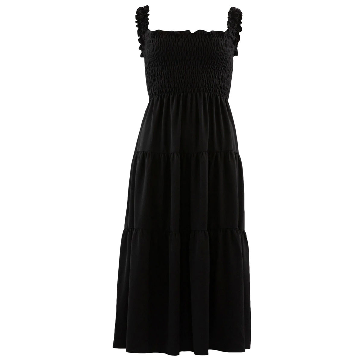 Image of Black Beth solid Dress 13804 fra Continue, Str. S (30330-110110)