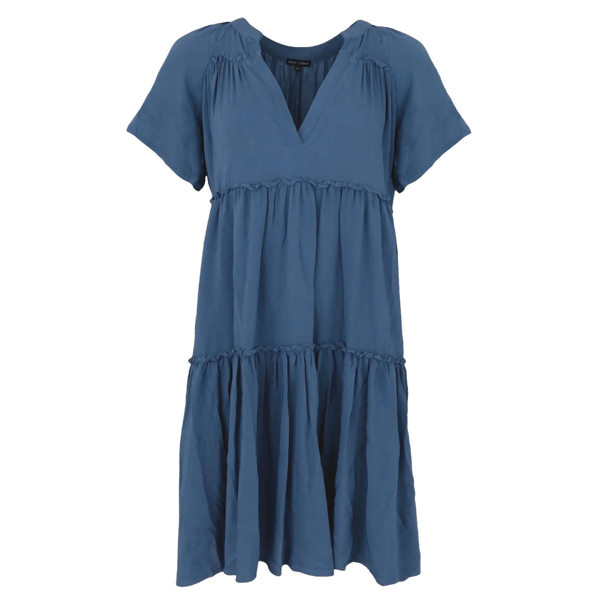 Image of Denim Blue BCADA short boho dress 40318 fra Black colour, Str. L/XL (30360-110252)