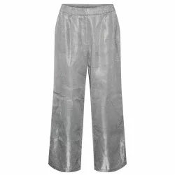 Silver PCGLITTY HW WIDE PANTS 17136923 fra Pieces