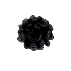 Black satin flower small...