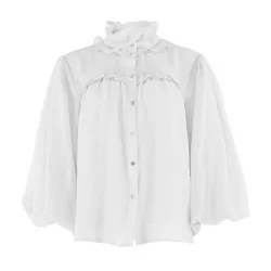 White Stacia blouse 13987 fra Continue
