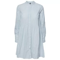 Airy Blue Stripes PCLORNA LS SHORT DRESS 17140329 fra Pieces