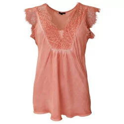 Dust Rose BCBILLY lace top...
