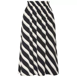Black stripe love974-1 Skirt fra Love & Divine
