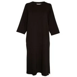 BLACK MSCHPetua Ima Q 3/4 Sweat Dress 17719 fra Moss Copenhagen
