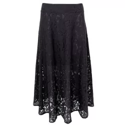 Black BCJONES lace skirt 40561 fra Black Colour