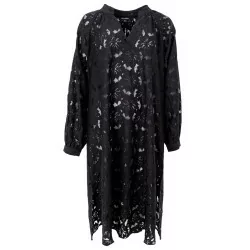 Black BCNELLY flower dress 40518 fra Black Colour