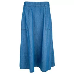 Blue Pernille Denim Vilma Skirt LR1392 fra La Rouge