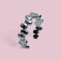Silver Sophie Ring med Dynamisk Design fra ZIROSA
