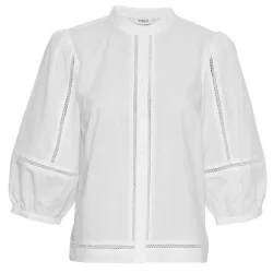 Bright White MSCHErendia Shirt 18398 fra Moss Copenhagen