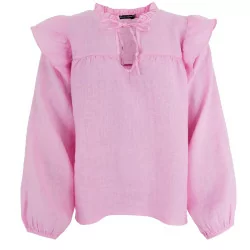 Candy BCMELINA frill blouse 40617 fra Black Colour